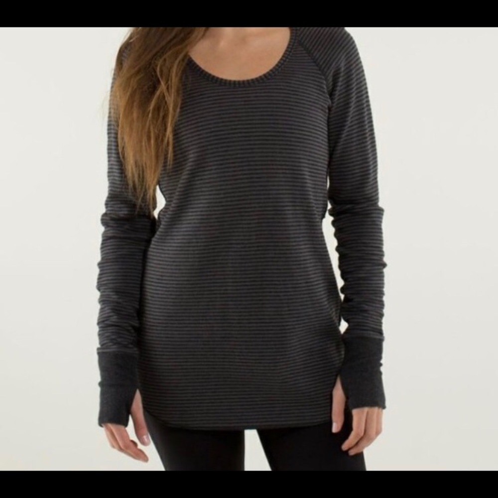 Lululemon open your heart long sleeve